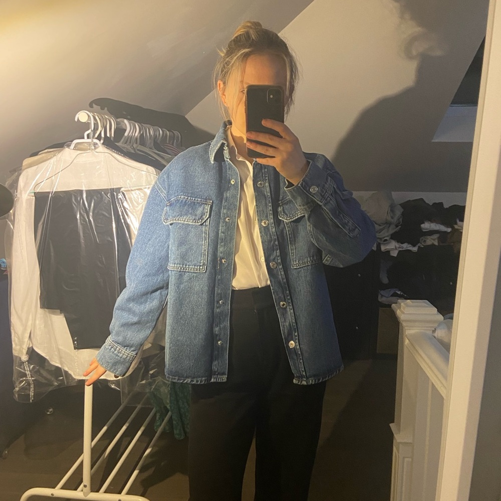 Mango Blue Jean Jacket